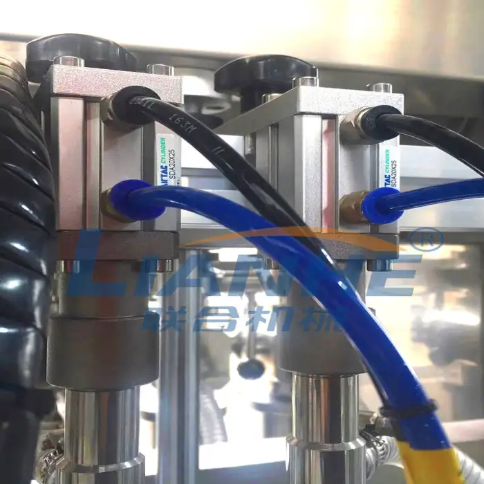 High-Speed Six-Nozzle Filling Machine for Creams, Lotions, Cheese, and Honey Used in Cosmetics and Food Industries
