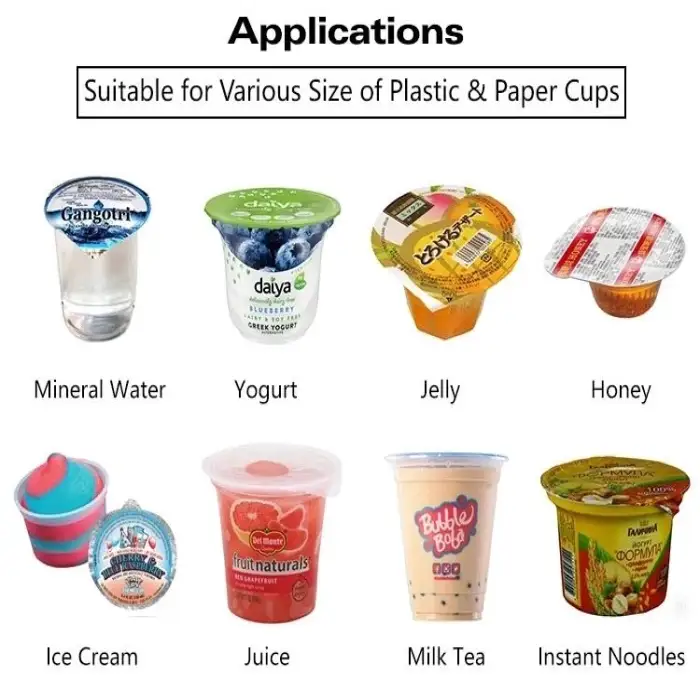 Automatic Sauce Filling Machine Fruit Jam Chocolate Cheese Dipping Sauce Cup Filling Sealing Machine