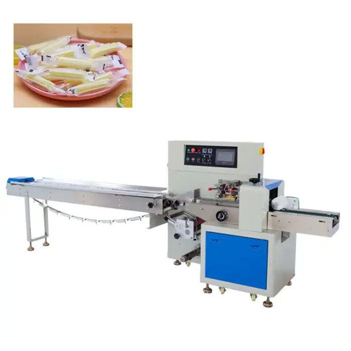 Automatic Three-Servo Control String Cheese Packaging Machine for Foil Pouch Paper Bag Wrapping Labeling for Food Apparel