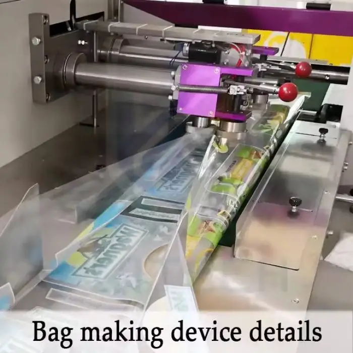 Automatic Three-Servo Control String Cheese Packaging Machine for Foil Pouch Paper Bag Wrapping Labeling for Food Apparel