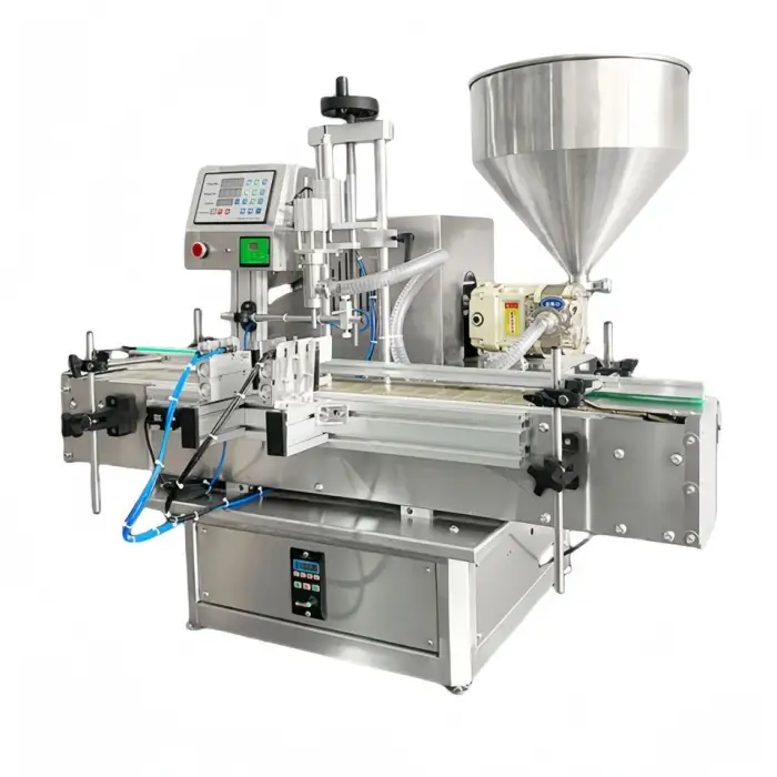TES Desktop Rotary Pump Automatic Paste Filling Machine Tomato Sauce Butter Cheese Paste Filling Machine