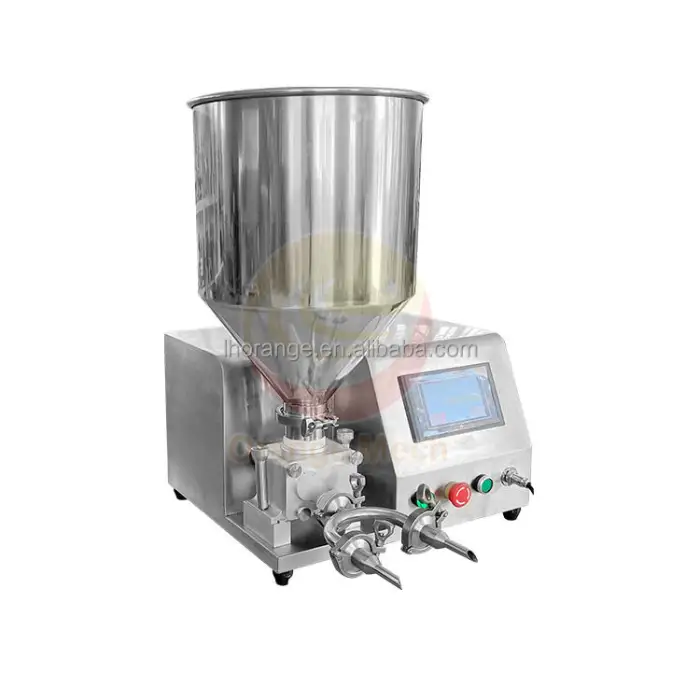 Automatic Puff Cake Donut Injecting Cheese Cream Machine for Bakery