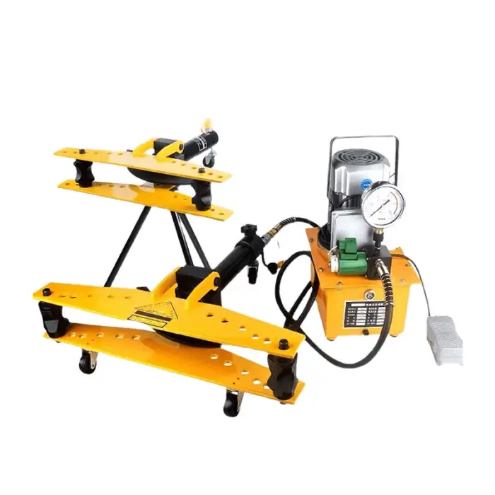 22-60mm Hydraulic Tube Pipe Bender Multifunctional Manual Steel Pipe Bending Tool Machine 16T Galvanized Pipe Iron Tool