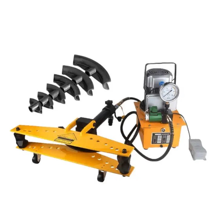 22-60mm Hydraulic Tube Pipe Bender Multifunctional Manual Steel Pipe Bending Tool Machine 16T Galvanized Pipe Iron Tool