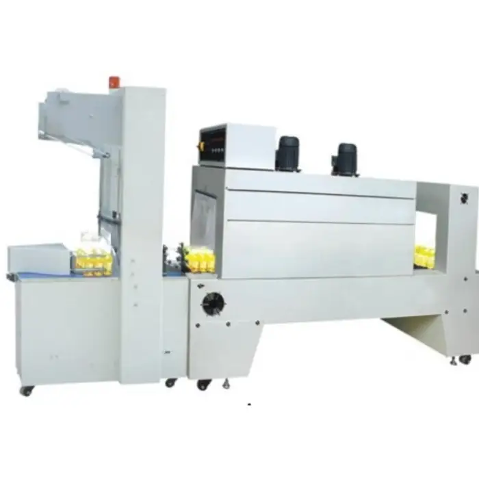 BZJ5038B Semi Automatic Sleeve Wrapper & Wrapping Machine Include BSE-5040A Shrink Tunnel