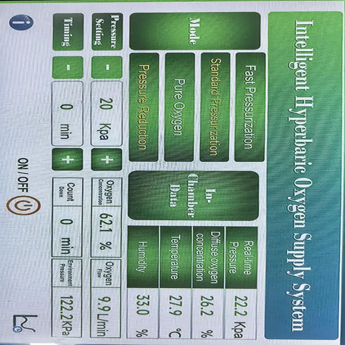 Hyperbaric Chamber 2.0 ATA 1.5 ATA for Home for Oxygen Therapy in Beauty Salons Gyms Health Care a Convenient Home Appliance