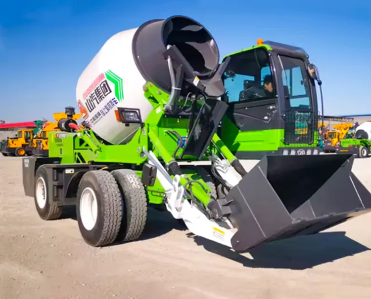 2m³ Diesel Self-Loading Concrete Mixer Truck with 3500L Mixing Drum view 3