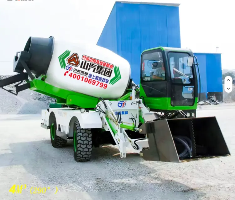 2m³ Diesel Self-Loading Concrete Mixer Truck with 3500L Mixing Drum view 4