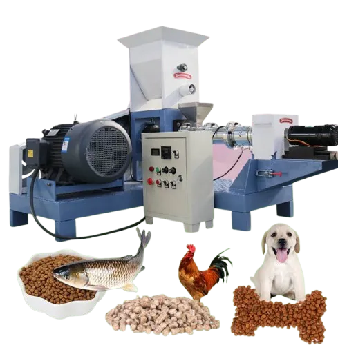 Dry Extruder for Animal Feed Pellet Production view 7