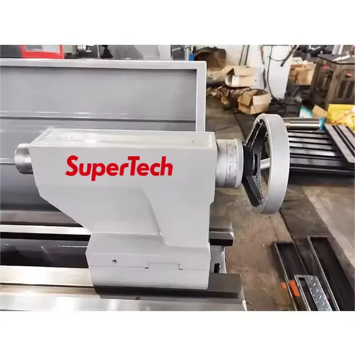 SuperTech CD6241/1000 Multifunctional Digital Bench Lathe Heavy Medium Duty Manual Lathe for Metal Processing Used Condition — image 6