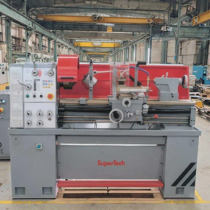 SuperTech CD6241/1000 Multifunctional Digital Bench Lathe Heavy Medium Duty Manual Lathe for Metal Processing Used Condition — image 7