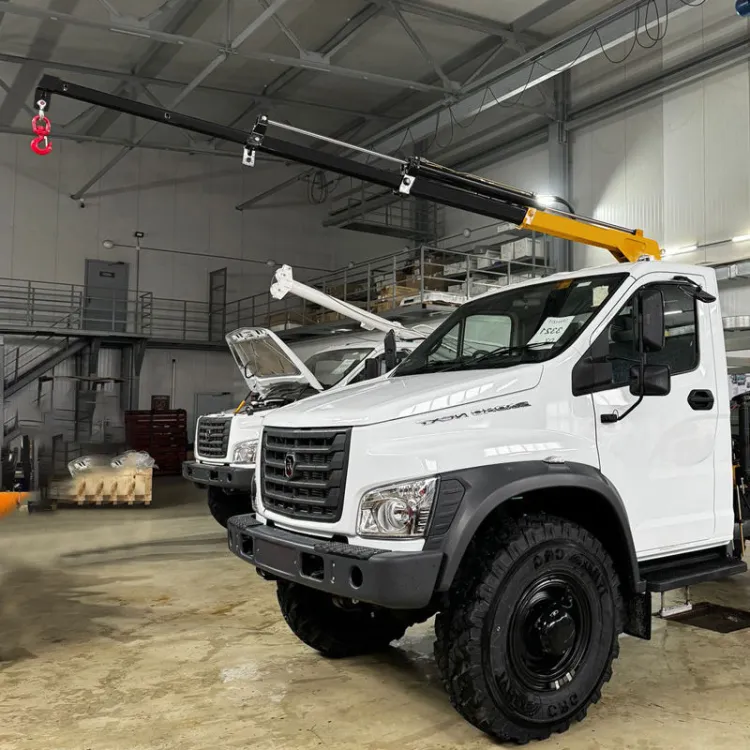 0.8/1 Ton Truck Hydraulic Mini Engine Knuckle Arm Construction Manipulator Pickup Truck Mounted Boom Crane with Remote Control — image 3