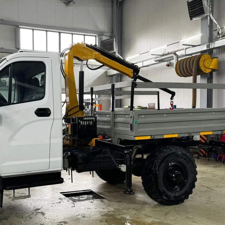 0.8/1 Ton Truck Hydraulic Mini Engine Knuckle Arm Construction Manipulator Pickup Truck Mounted Boom Crane with Remote Control — image 5
