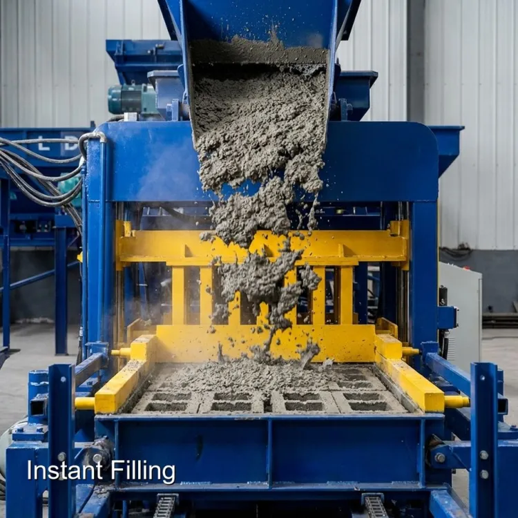 Complete Production Line QT4-16 Concrete Block Making Machine HF Machinery Fully Automatic Brick Plant — image 4