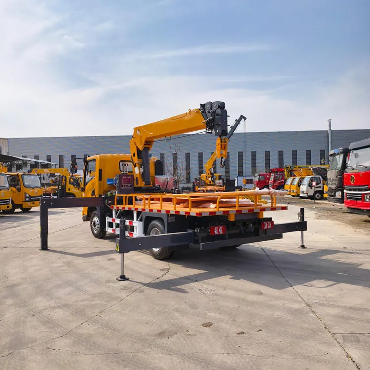 Mobile Rough Terrain Crane Truck Rugged All-Wheel Drive Truck Mounted Crane — image 3