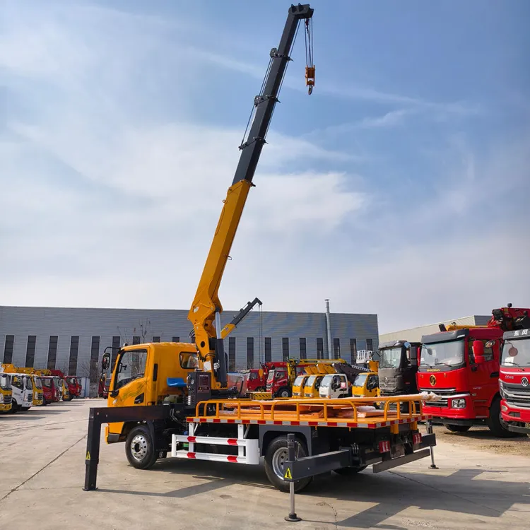 Mobile Rough Terrain Crane Truck Rugged All-Wheel Drive Truck Mounted Crane — image 5