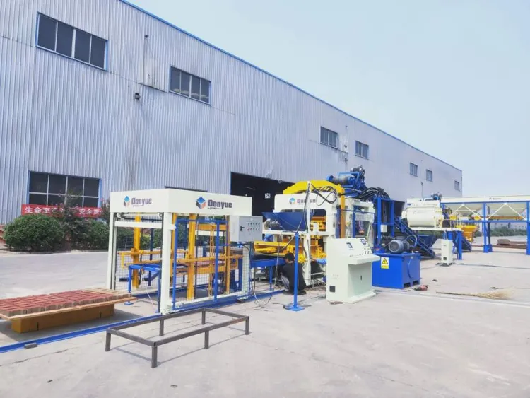 QT10-15 Fully Automatic Hydraulic Concrete Hollow Block Making Machine for Fly Ash Sand Brick Production Line — image 5