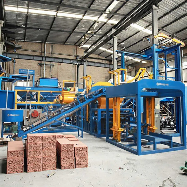 QT10-15 Fully Automatic Hydraulic Concrete Hollow Block Making Machine for Fly Ash Sand Brick Production Line — image 6