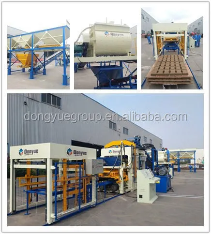 QT10-15 Fully Automatic Hydraulic Concrete Hollow Block Making Machine for Fly Ash Sand Brick Production Line — image 7