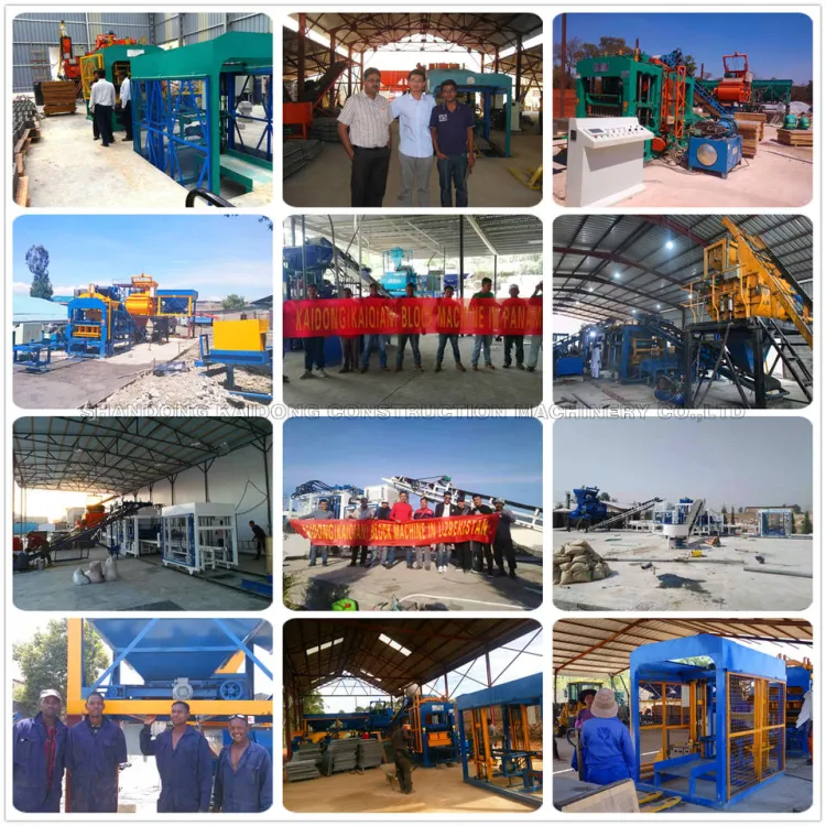 Fully Automatic QT4-15B Concrete Block Making Machine Automatic Hollow Brick Making Machine for Southeast Asia Indonesia — image 3