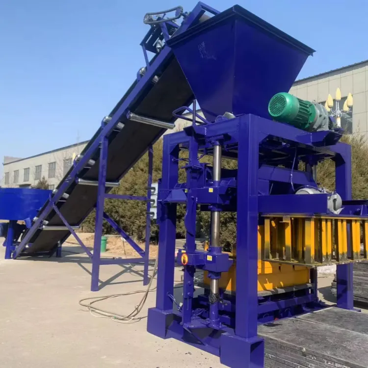 QT 4-35 Automatic Hollow Block Making Machine Design Condition Construction Sand Cement Fly Ash Concrete Molding Machine — image 1