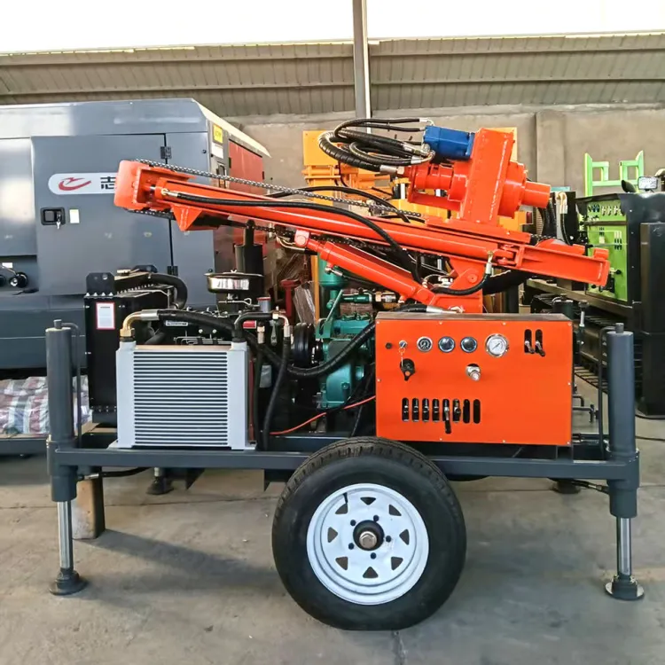 Powerful Mobile Hydraulic Drill Rig on Wheels 100M 150M 200M Deep Hole Drilling Machine — image 5