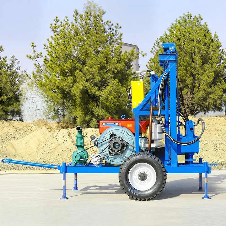 Powerful Mobile Hydraulic Drill Rig on Wheels 100M 150M 200M Deep Hole Drilling Machine — image 7