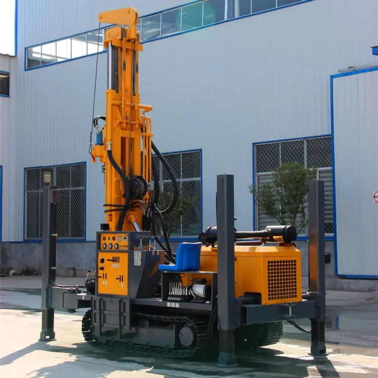 Design of 260m Depth Hydraulic Borehole Water Well Drilling Rig with High Click — image 2