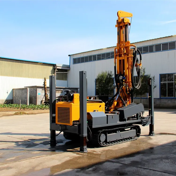 Design of 260m Depth Hydraulic Borehole Water Well Drilling Rig with High Click — image 3