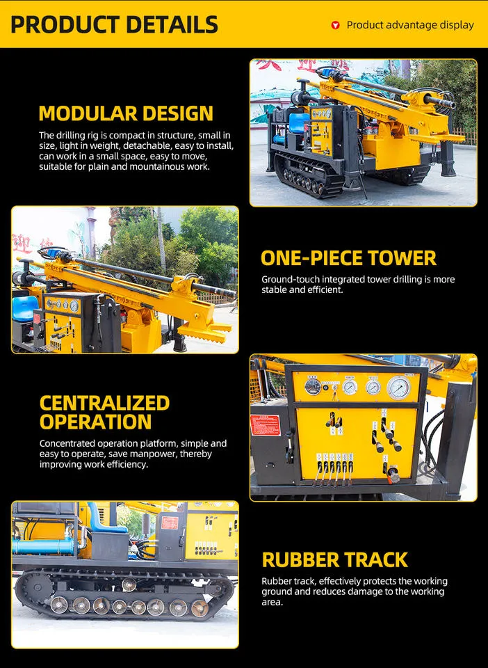 600m HW 2026 Fully Hydraulic Core Exploration Drilling Rig 600XL Core Sample Diamond SPT CE BQ NQ HQ PQ Crawler High Efficiency — image 6