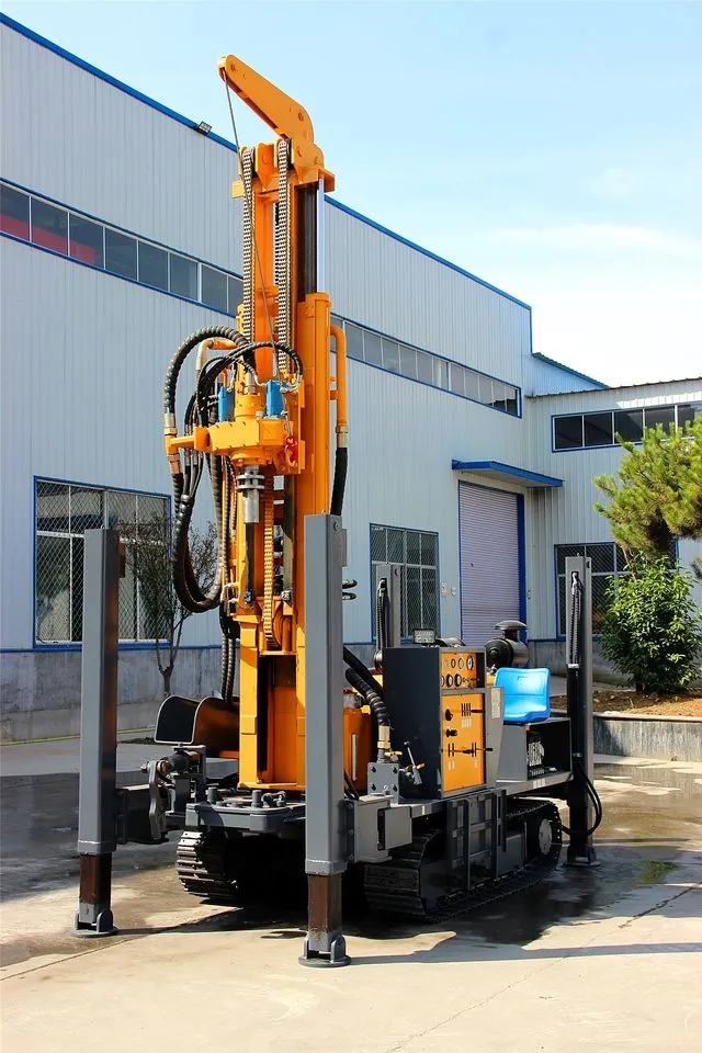 Design of 260m Depth Hydraulic Borehole Water Well Drilling Rig with High Click — image 6
