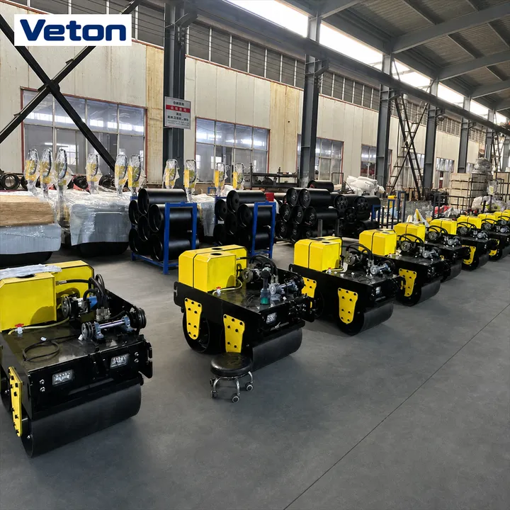 Small Hand Guided Road Roller Machine Featuring Dual Drum Vibration For Municipal Sidewalk Highway Maintenance Jobs — image 7