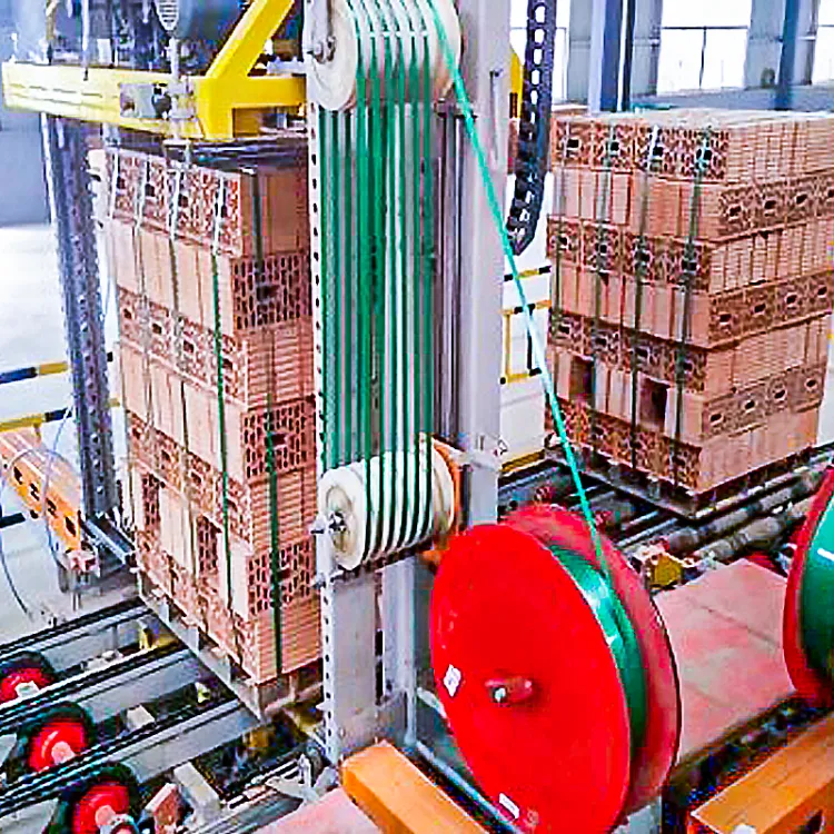 Clay Brick Making Machine Semi Automatic Brick Packaging Machine for Clay Brick Making Production Line with Pet Strapping Belt — image 2