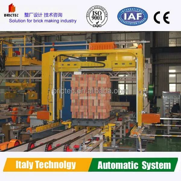 Clay Brick Making Machine Semi Automatic Brick Packaging Machine for Clay Brick Making Production Line with Pet Strapping Belt — image 5