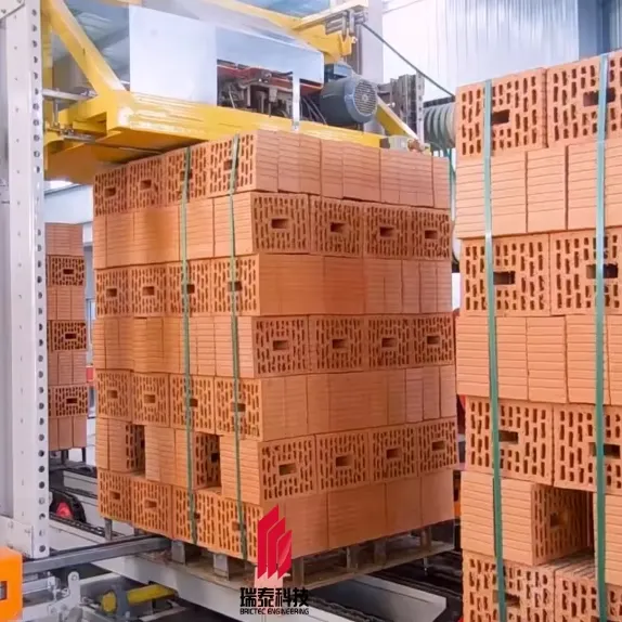Clay Brick Making Machine Semi Automatic Brick Packaging Machine for Clay Brick Making Production Line with Pet Strapping Belt — image 6