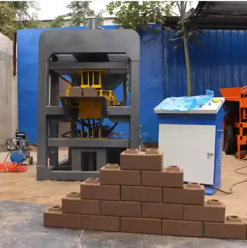 QT2-10 Automatic Clay Soil Interlocking Brick Making Machine for — image 3