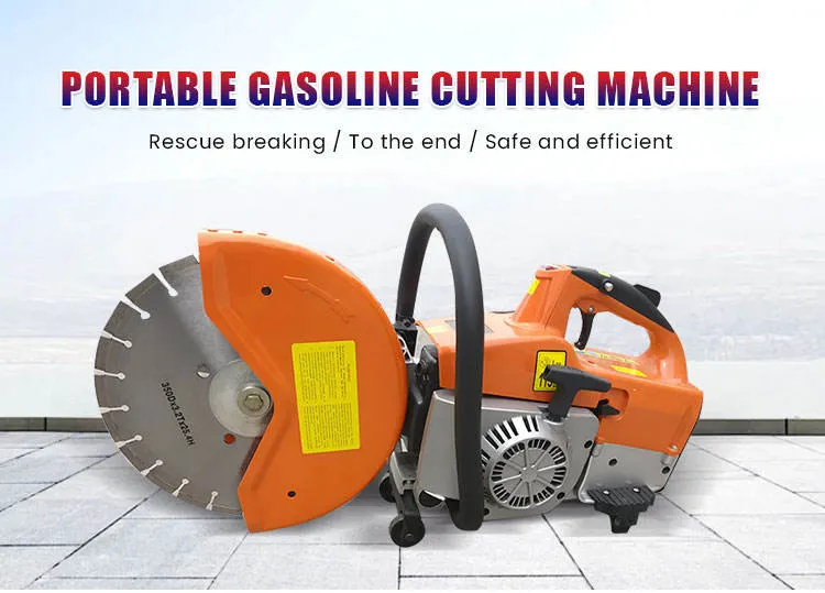 Condition Hand-Held Gasoline Road Cutter for Granite Marble Floor & Concrete Engine with Core Gear Component — image 4