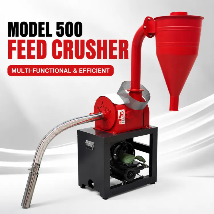 Model 500 Electric Feed Hammer Mill Crusher for Farms and Small Business — image 3