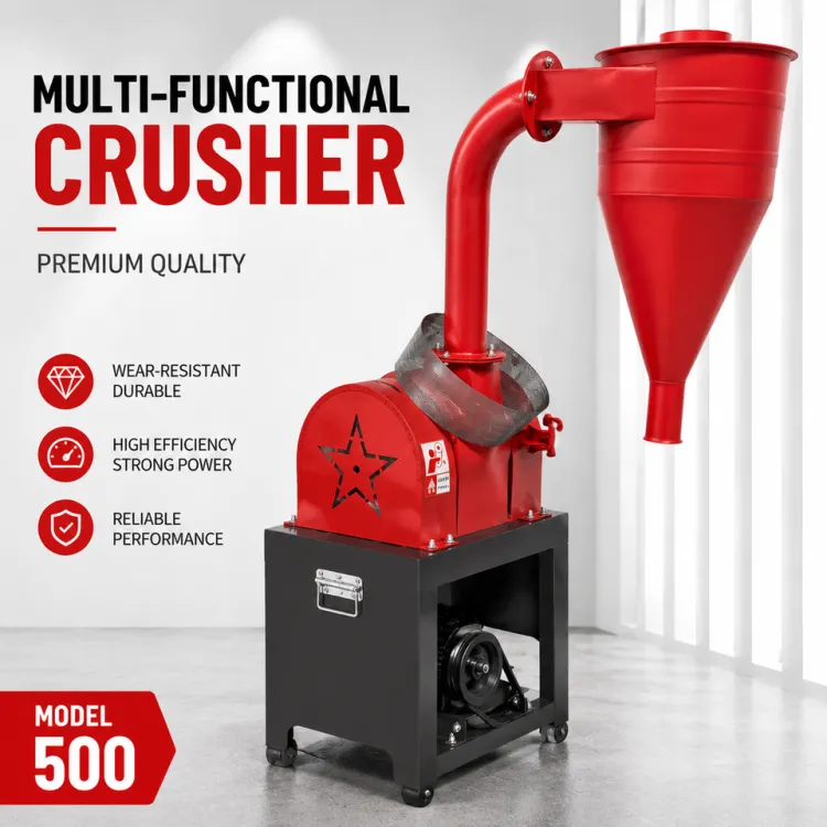 Model 500 Electric Feed Hammer Mill Crusher for Farms and Small Business — image 4