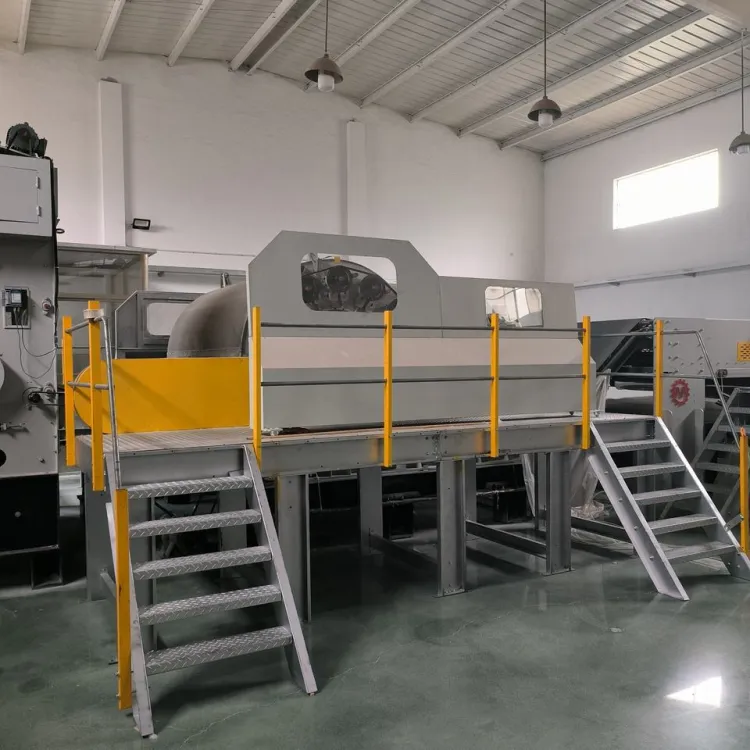 High Capacity Good Quality 2500mm Non Woven Hemp Wool Fiber Carding Machine for Wadding Fabric — image 2