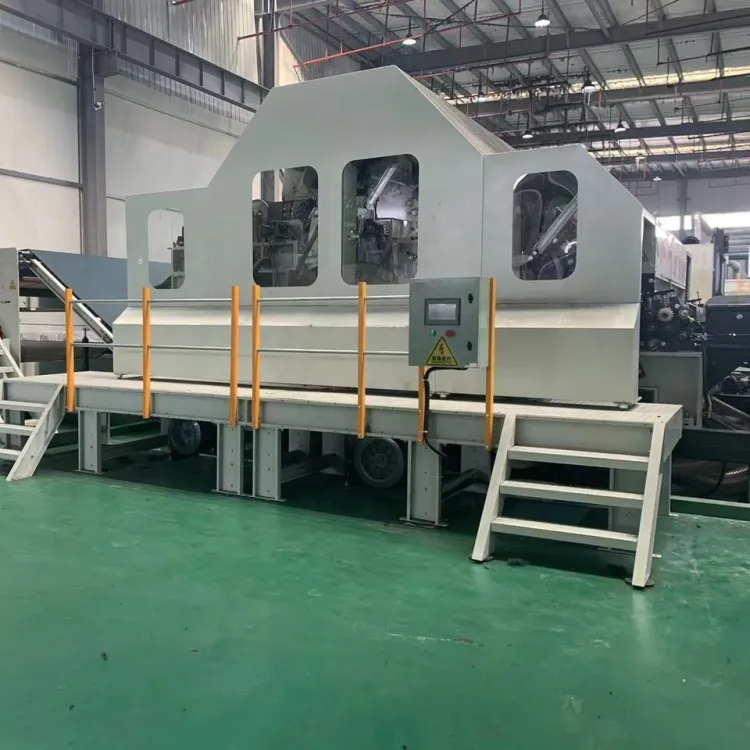 High Capacity Good Quality 2500mm Non Woven Hemp Wool Fiber Carding Machine for Wadding Fabric — image 3