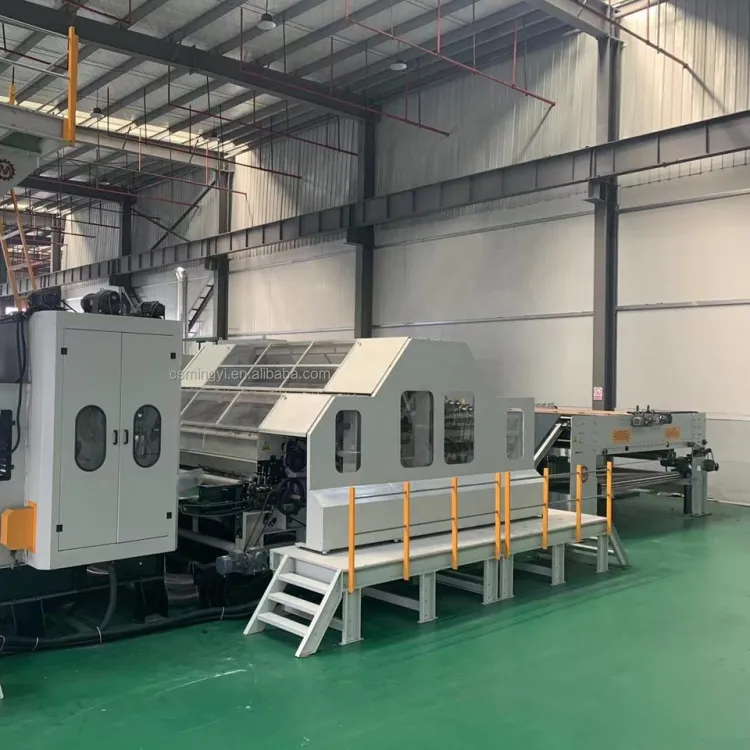 High Capacity Good Quality 2500mm Non Woven Hemp Wool Fiber Carding Machine for Wadding Fabric — image 4