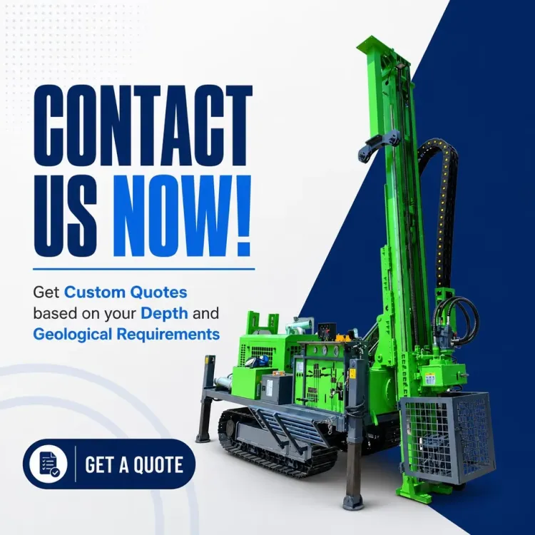 Fully Hydraulic Diesel Automatic Rope Core Drilling Rig with Engine & Bearing 400m Depth Rotation Head Diamond Core Drill — image 4