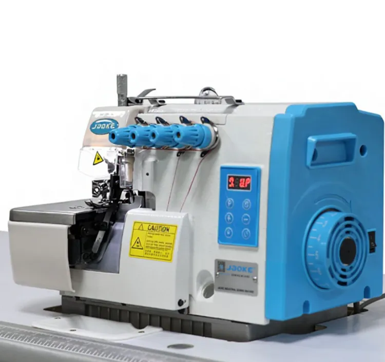 JAOKE JK-747D High Speed Drive Overlock Sewing Machine 3/4/5 Thread Industrial Serger Plastic Motor — image 7
