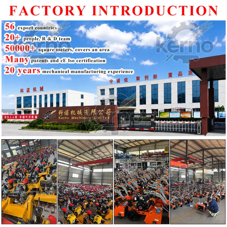 Kerno Economical Diesel Petrol Engine 2-Row Cultivator Automatic Weeding Machine Multifunctional Labor Saving Inter Row Crop — image 6