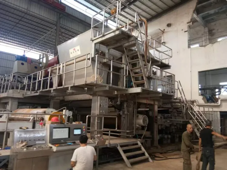 Paper Tissue Production Line 10 Tons Virgin Pulp Paper Facial Tissue Toilet Paper Making Machine — image 4