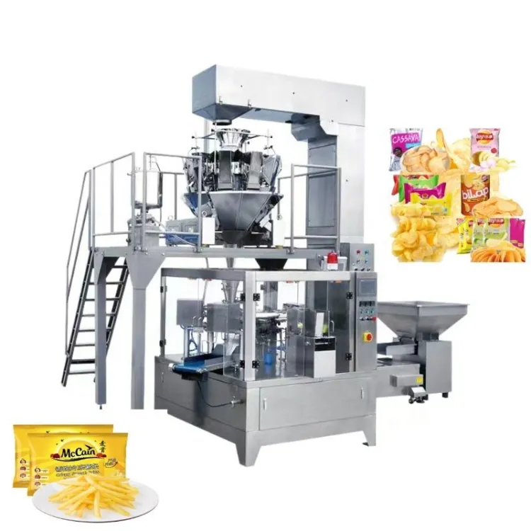 Industrial Automated Commercial French Fries Potato Chips Frying Gas Heated Potato Crisp Chips Fryer Machine Line — image 3