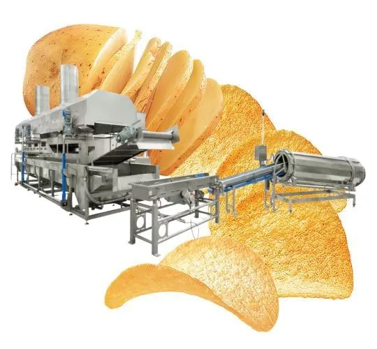 Industrial Automated Commercial French Fries Potato Chips Frying Gas Heated Potato Crisp Chips Fryer Machine Line — image 7