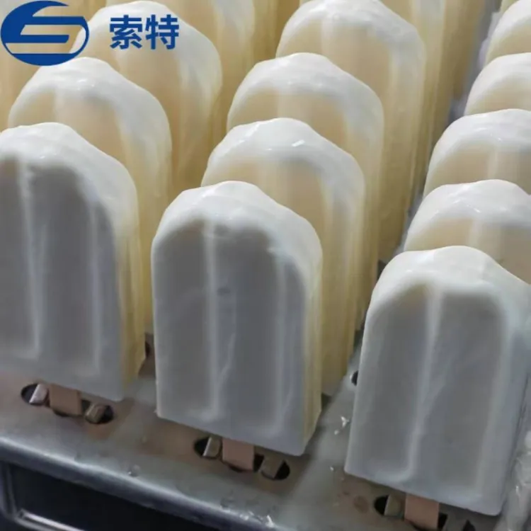 Semi Automatic Commercial Ice Cream & Popsicle Production Line with Mixer Dairy Processing Machines 3000 Capacity Air Cooking — image 5
