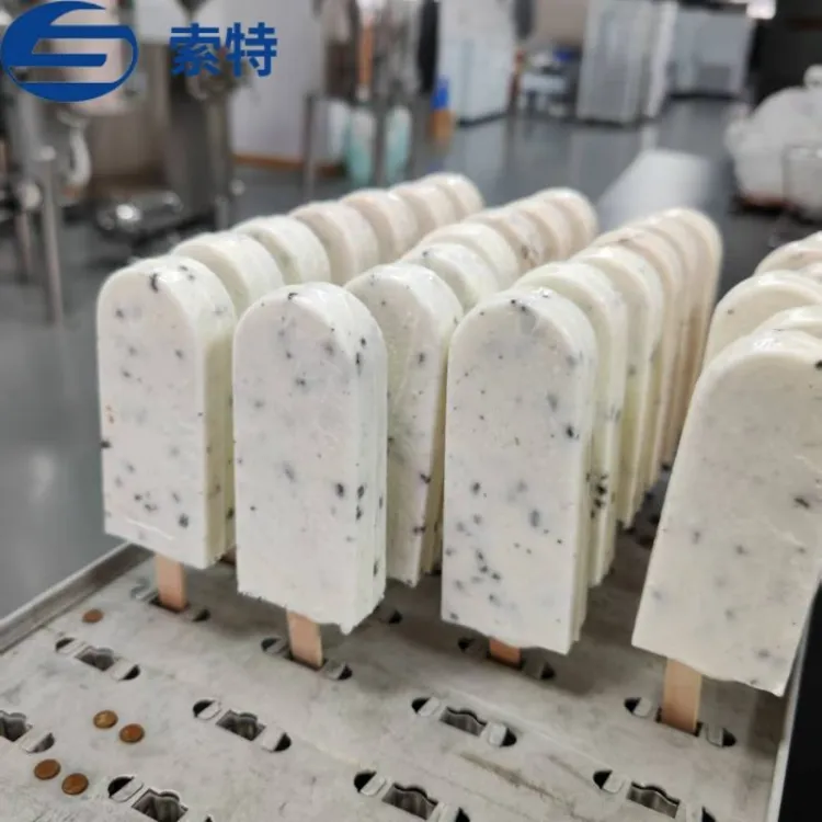 Semi Automatic Commercial Ice Cream & Popsicle Production Line with Mixer Dairy Processing Machines 3000 Capacity Air Cooking — image 6